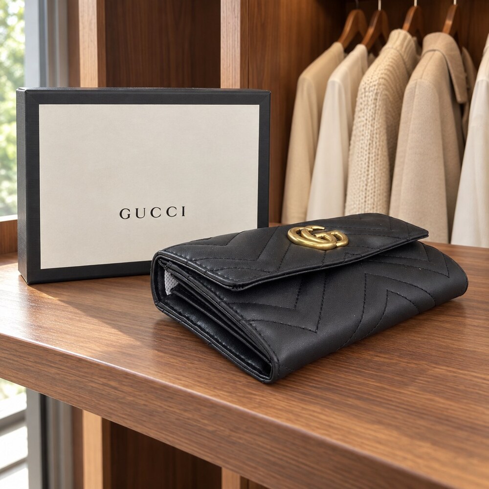 Gucci GG Marmont Continental Wallet - Picture 3 of 6